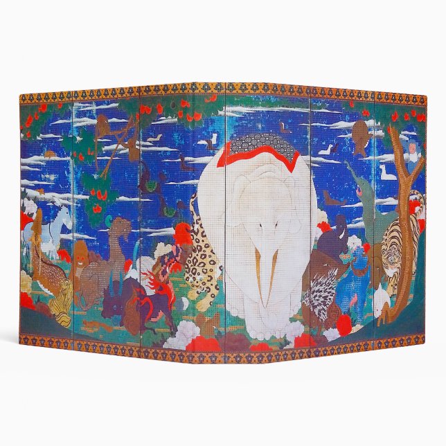 Birds, Animals, and Flowering Plants(Right)Jakuchu Binder (Background)