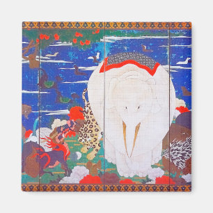 Birds, Animals, and Flowering Plants(Right)Jakuchu Magnet