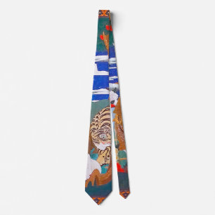 Birds, Animals, and Flowering Plants(Right)Jakuchu Tie