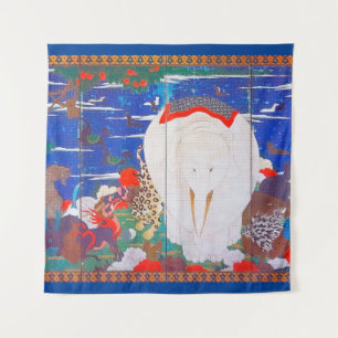 Birds, Animals, & Flowering Plants (Right) Jakuchū Tapestry