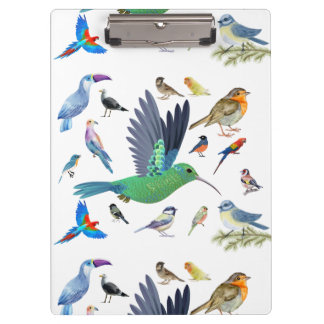 Birds are beautiful animals clipboard