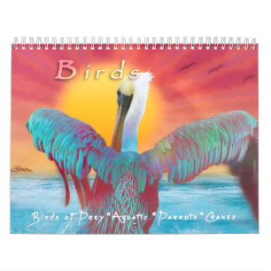 BIRDS ART CALENDAR