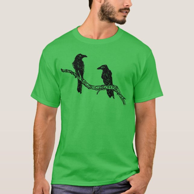 Birds Art gift T-Shirt (Front)