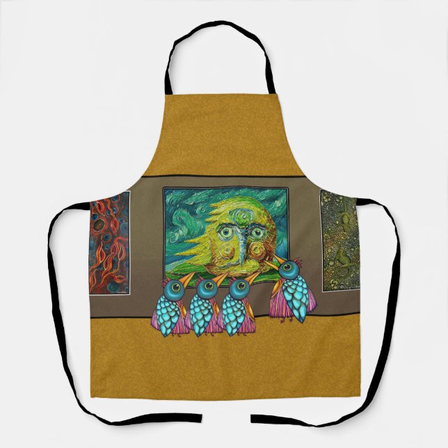 Birds At the Gallery Apron (Front)