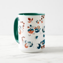 Birds & Berries in Russian Style