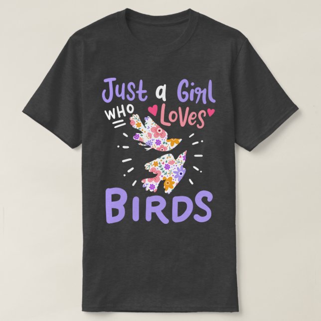 Birds Bird Lover T-Shirt (Design Front)