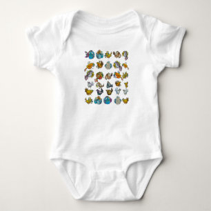 Birds & Birdies Baby Bodysuit