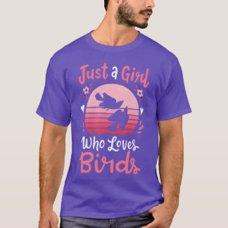 Birds Birdwatcher Ornithologist Bird Lover retro T-Shirt