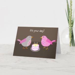 Birds Birthday Card