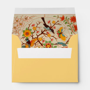 Birds & Butterflies Invitation Envelope
