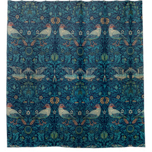"Birds" by William Morris Blue Pattern