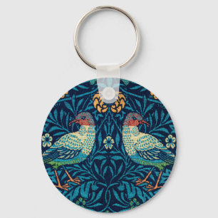 Birds by William Morris   Keychain