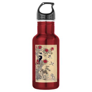 Birds, Cat and Dog, Itō Jakuchū 532 Ml Water Bottle