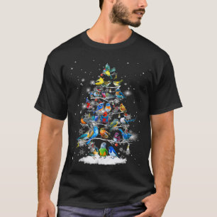 Birds Christmas Tree T-Shirt