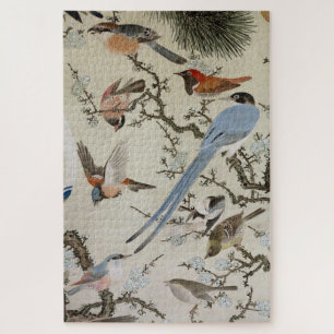 Birds (detail), Nakazumi Doun Jigsaw Puzzle