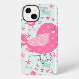 Birds, Dogs, Banners, Flowers iPhone 13 Case