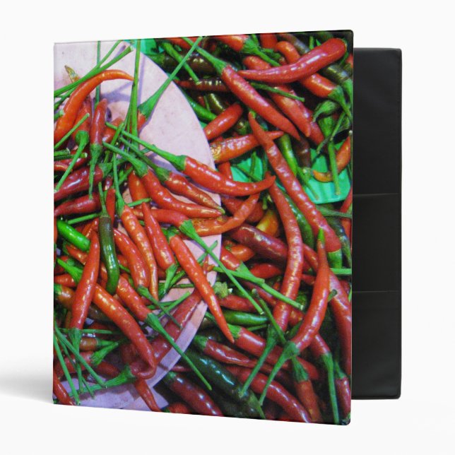 Bird's Eye Chili Peppers Binder (Front/Inside)