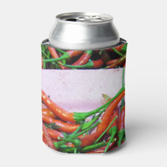 Bird's Eye Chili Peppers Can Cooler (Can Front)