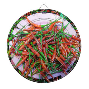 Bird's Eye Chili Peppers Dartboard