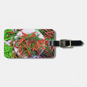 Bird's Eye Chili Peppers Luggage Tag