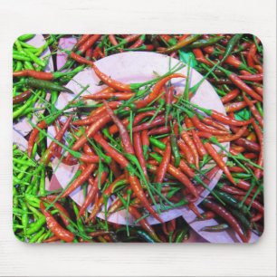 Bird's Eye Chili Peppers Mouse Pad
