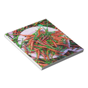 Bird's Eye Chili Peppers Notepad