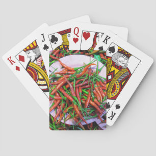 Bird's Eye Chili Peppers Playing Cards