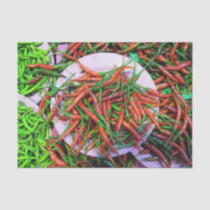 Bird's Eye Chili Peppers Tissue Paper