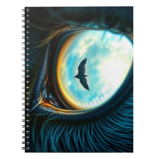 Birds Eye View Of A Bird Notebook (Front)