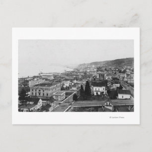 Bird's Eye View of Astoria, OR Photograph Postcard