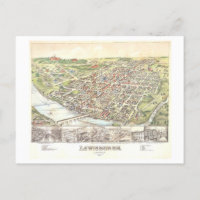 Bird's-Eye View of Lewisburgh, Pennsylvania, 1884