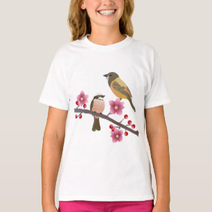 Birds, Flowers, Animals T-Shirt