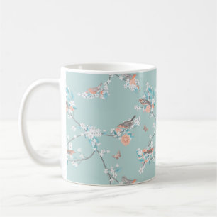 Birds & Flowers Coffee Mug