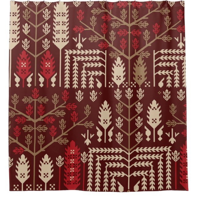 Birds Flowers Dark Blue Pattern (Front)