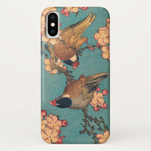 Birds Flowers Hokusai Japanese Art Case-Mate iPhone Case