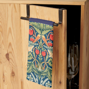 Birds & Flowers Wm Morris Kitchen Towel
