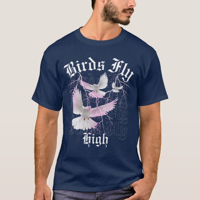 Birds Fly High boy T-Shirt (Front)