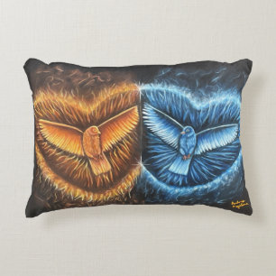 Birds Flying Together- Accent Pillow