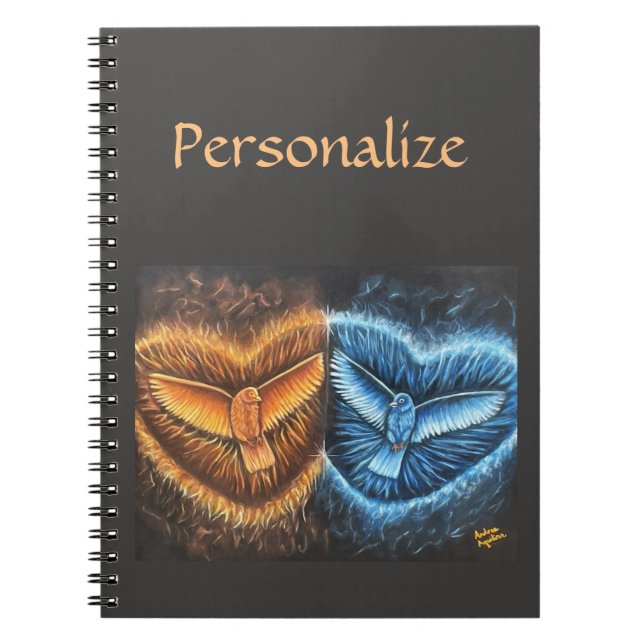 Birds Flying Together- Notebook (Front)