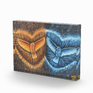 Birds Flying Together- Photo Block