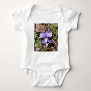 Birds-Foot Violet w/ Bluets Baby Bodysuit