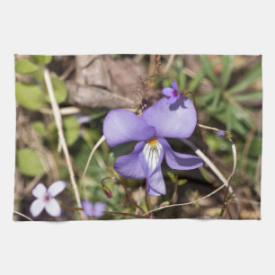Birds-Foot Violet w/ Bluets Kitchen Towel