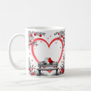 Birds for Valentine's Day Coffee Mug
