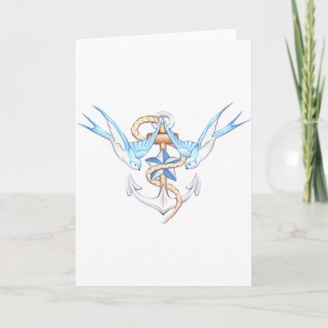 birds greeting card (Front)