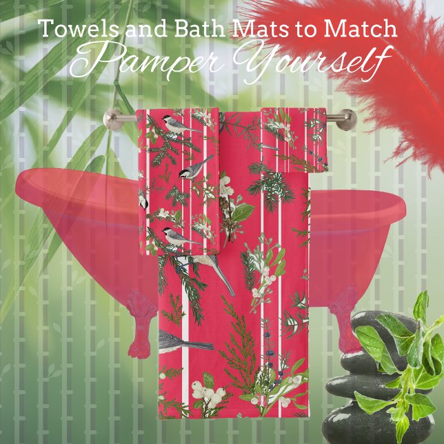 Birds in Greenery Towel (Creator Uploaded)