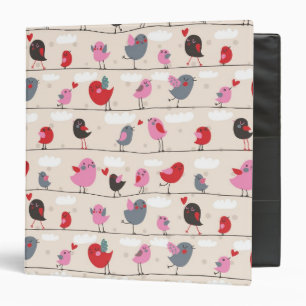 Birds in Love Binder