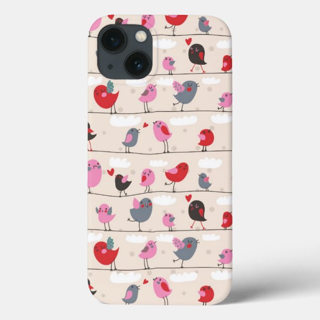 Birds in Love Case-Mate iPhone Case (Back)