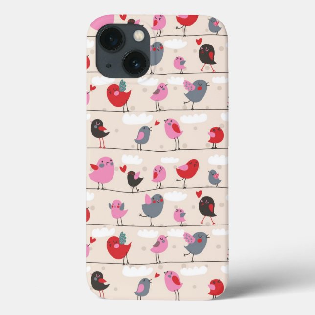 Birds in Love Case-Mate iPhone Case (Back)