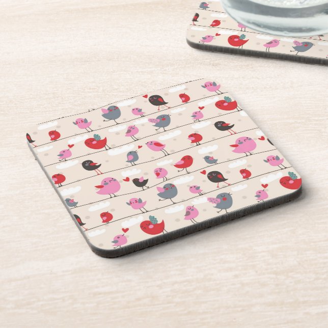 Birds in Love Coaster (Left Side)