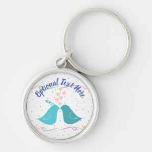 Birds in Love Keychain